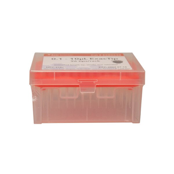 Pipet tips, ExacTip, 0.1 - 10ul